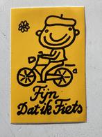 Sticker Fijn dat ik fiets, Verzenden, Zo goed als nieuw