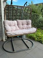 Hangstoel 2 persoons, Tuin en Terras, Tuinmeubel-accessoires, Ophalen, Gebruikt