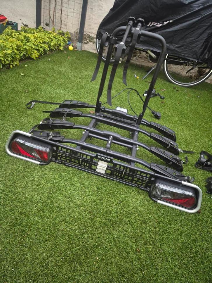 Eufab Amber 4 fietsendrager, Auto diversen, Fietsendragers, Trekhaakdrager, Ophalen
