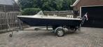 Nette Motorboot met 6 pk yamaha buitenboordmotor  en trailer, Watersport en Boten, Motorboten en Motorjachten, Ophalen, Gebruikt