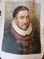 Willem van Oranje Poster - Beschadigd, Ophalen of Verzenden, Geschiedenis