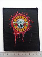 GUNS N' ROSES mooie vintage 1991 patch 17 zilver print, Ophalen of Verzenden, Nieuw, Kleding