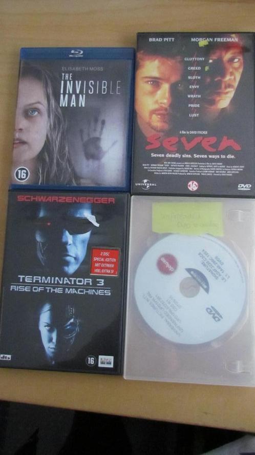 Set van 1 blu-ray + 3 DVD's incl verzenden binnen NL, Cd's en Dvd's, Dvd's | Tv en Series, Zo goed als nieuw, Thriller, Ophalen of Verzenden