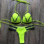 Groene zwarte push up string bikini dames vrouwen, Verzenden, Nieuw, Bikini