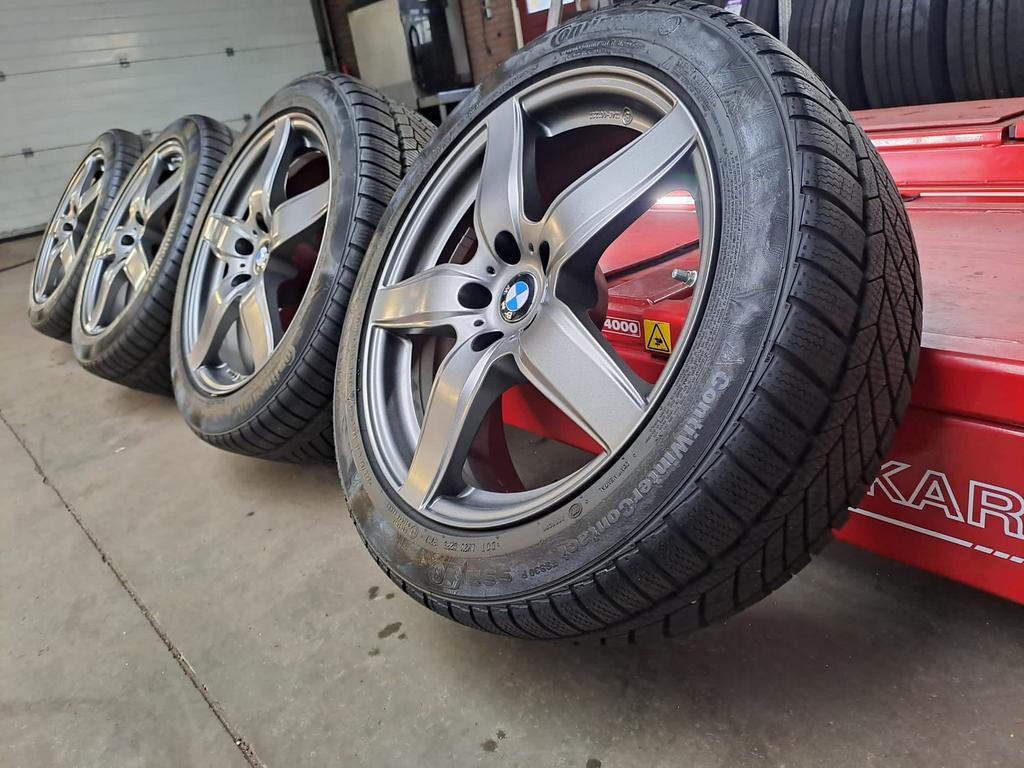 BMW Dezent TD winterwielen met 245/45R18 banden, Auto-onderdelen, Banden en Velgen, Ophalen, 18 inch, Banden en Velgen, Winterbanden