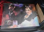 Scarface tony Montana op canvas print druk, Antiek en Kunst, Ophalen of Verzenden
