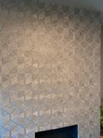 Restant behang goud/bruin met relief, Huis en Inrichting, Ophalen, Minder dan 10 m², Bruin