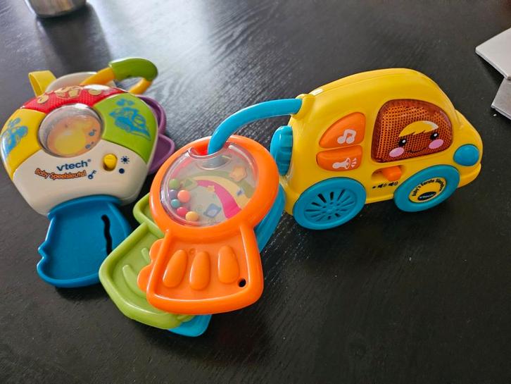 VTech Baby Speelgoed Set - auto & Sleutels, Kinderen en Baby's, Speelgoed | Babyspeelgoed, Gebruikt, Rammelaar, Met licht, Met geluid