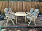 Hartman tuinset met kussens - nette staat, Tuin en Terras, Tuinsets en Loungesets, Ophalen, 4 zitplaatsen, Kunststof, Gebruikt