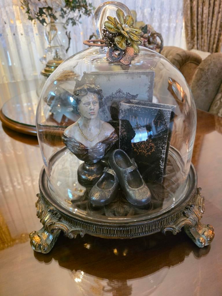 Baroque grootste formaat stolp met inhoudt, Huis en Inrichting, Ophalen of Verzenden