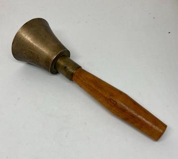  Bronzen orkesthandbel G+ met vaste klepel / Handbel beschikbaar voor biedingen