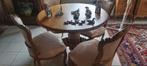 antieke Jachttafel en 4 Louis XV stoelen, Antiek en Kunst, Ophalen of Verzenden