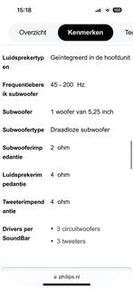 Philips 3.1 Soundbar met Draadloze Subwoofer, Ophalen of Verzenden, Bluetooth, Nieuw