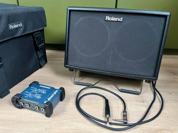 Akoestische versterker - Roland AC 60 - complete set beschikbaar voor biedingen