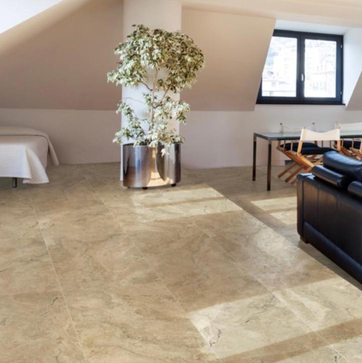 Vloertegel Eternity beige 60x120cm 1ste keus € 39,95 m2, Doe-het-zelf en Verbouw, Tegels, Nieuw, Vloertegels, Keramiek, 60 cm of meer
