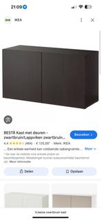 3 besta kasten ikea op elkaar zwart bruin, Huis en Inrichting, Slaapkamer | Boxsprings, Ophalen of Verzenden, Zo goed als nieuw