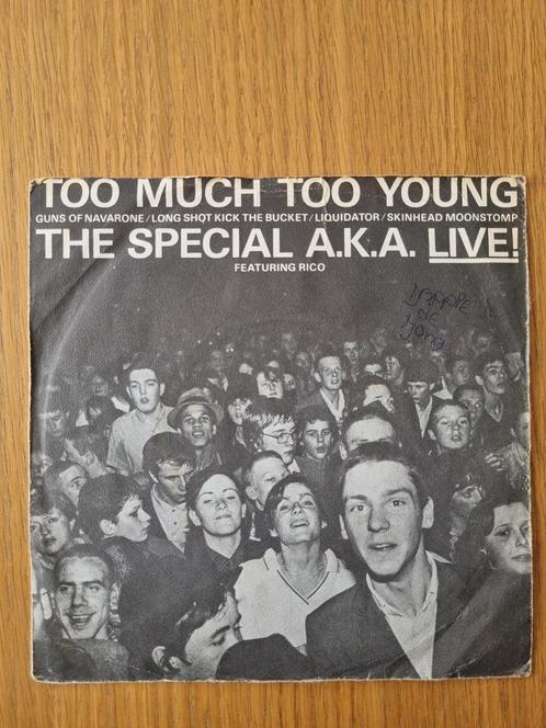 The Special A.K.A. Live! - Too Much Too Young 7", Cd's en Dvd's, Vinyl Singles, Gebruikt, Single, Pop, 7 inch, Ophalen of Verzenden