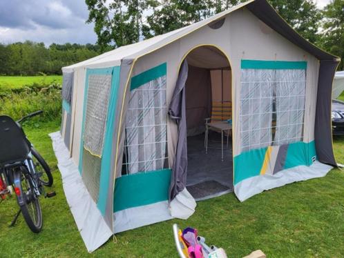 Andre Jamet Canyon vouwwagen in grijs met groene accenten., Caravans en Kamperen, Vouwwagens, Jamet, tot en met 6, Meerkleurig