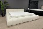 Direct leverbaar | Bed Parijs | Slaapcomfort | Hilversum, Nieuw, Luxe Modern laag bed 2024, Crème, 180 cm