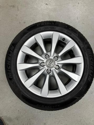   Audi A6 C7 17 Inch velgen 5x112 4G0601025AG Zilver  beschikbaar voor biedingen