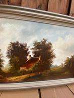 Mooi landschap schilderij J.Sane, Ophalen