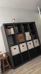 IKEA KALLAX hoogglans grijs 150x150, Ophalen, 150 tot 200 cm, Zo goed als nieuw, 150 tot 200 cm