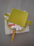 Stokke houten beugel met leertje,rugleuning en verl.glijder, Kinderen en Baby's, Kinderstoelen, Ophalen of Verzenden, Zo goed als nieuw