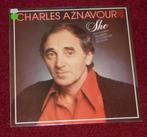Charles Aznavour - She LP, Ophalen of Verzenden, Gebruikt, 12 inch, Europees