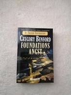 Sf boek "Foundations Angst"herrijzenis Isaac Asimovs 1e druk, Ophalen of Verzenden, Zo goed als nieuw, Gregory Benford