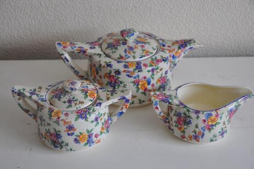Societe Ceramique Mille Fleur Millefleur, Antiek en Kunst, Antiek | Servies los, Ophalen of Verzenden