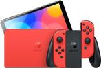 Nintendo Switch OLED - Rood - Mario editie, Switch OLED, Contact@nintendo.nl, Met 2 controllers, Nieuw