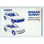 Nissan Sunny N13 B12 Instructieboekje 1986 #1 Nederlands, Ophalen of Verzenden
