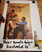 heineken  Poster 1990, Verzamelen, Ophalen, Gebruikt, Reclamebord