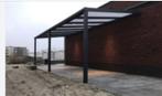 Carport, antraciet 8,68x3 meter, Tuin en Terras, Zonneschermen, Ophalen, Gebruikt