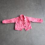 Roze spijkerjasje, Meisje, Ophalen of Verzenden, Zo goed als nieuw, Jasje
