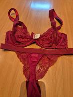 Hunkemöller Setje - BH & String - Bordeaux Rood, Kleding | Dames, Hunkemöller, Ophalen of Verzenden, Rood, Setje