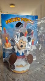 Mickey Mouse Verjaardagsbeeldje - Nieuw in Verpakking!, Ophalen of Verzenden, Mickey Mouse, Nieuw, Beeldje of Figuurtje