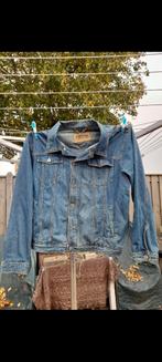 spijkerjas, Kleding | Heren, Ophalen of Verzenden, Zo goed als nieuw, Maat 52/54 (L), Blauw