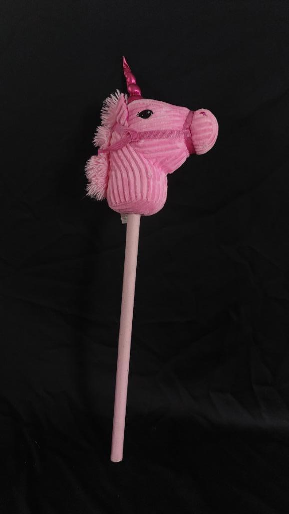 Stokpaard Eenhoorn met geluid, Kinderen en Baby's, Speelgoed | Hobbelfiguren, Zo goed als nieuw, Ophalen