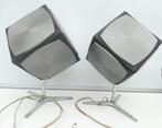Vintage Grundig Cube Dice Speakers Design Set Luidsprekers, Overige merken, Gebruikt, Ophalen of Verzenden, Minder dan 60 watt