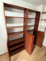 Houten Billy Boekenkast met Deuren, Met plank(en), Gebruikt, 200 cm of meer, 25 tot 50 cm