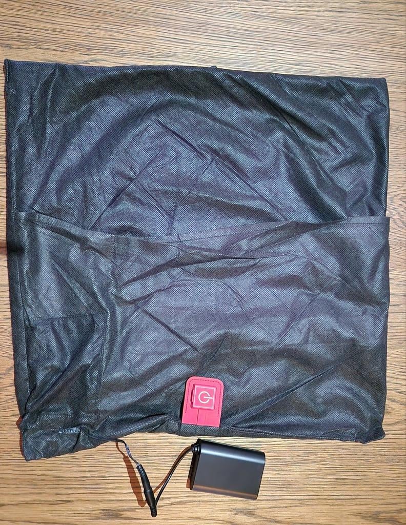 Warmte-element voor kussenhoes, Huis en Inrichting, Woonaccessoires | Kussens, Ophalen of Verzenden, Zo goed als nieuw, Zwart