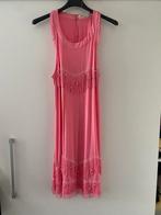 roze dames zomer jurk met fringe franjes kraaltjes mt L, Boetiek, Maat 42/44 (L), Ophalen of Verzenden, Zo goed als nieuw