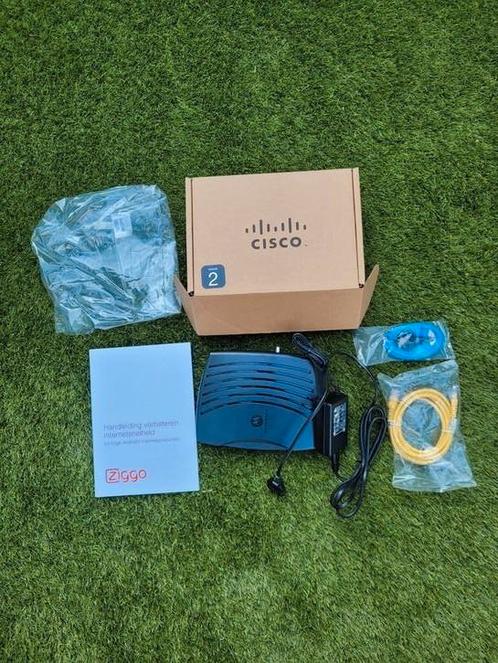 Ziggo kabelmodem Motorola/Cisco – compleet met coax (Nieuw!), Computers en Software, Routers en Modems, Nieuw, Router met modem