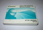 Honda VTX 1800C VTX instruktieboek, Verzenden, Honda