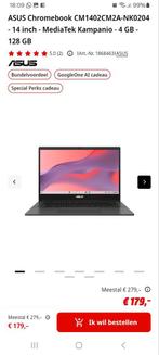 Asus chromebook cm1 laptop 4gb ram 128gb emmc armg52, 14 inch, 4 GB of minder, Qwerty, ASUS