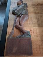 Houten snijwerk boer van eiken begin 19de eeuw, Ophalen of Verzenden