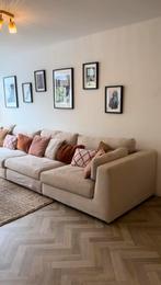 Hoekbank beige - gratis ophalen, Huis en Inrichting, Ophalen, Gebruikt