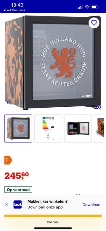 Husky KK50-DUTCHLION - Mini Koelkast  - 46 Liter - beschikbaar voor biedingen