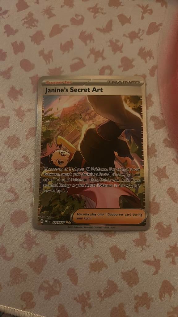 Janine’s Secret Art Prismatic Evolutions, Ophalen of Verzenden, Zo goed als nieuw